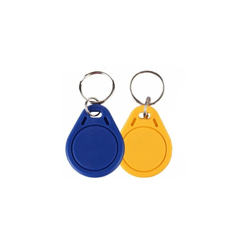 Mkitnvy 100 Portachiavi Colorato in Plastica Scrivibile,Targhette